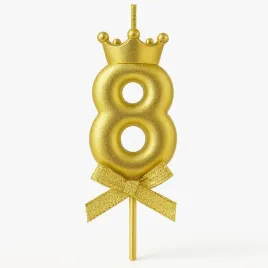 swieczka-z-korona-cyfra-8-zlota-6-cm