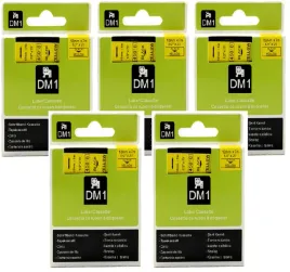 5x-tasma-etykietowa-dymo-d1-45018-12mm-x-7m-zolta-czarna