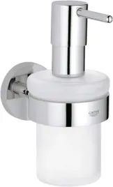 grohe-essentials-dozownik-na-mydlo-z-uchwyt-okragly-chrom
