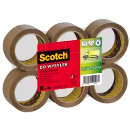 tasma-pakowa-scotchr-do-wysylek-mocna-brazowa-50mm-x-66m-6-szt
