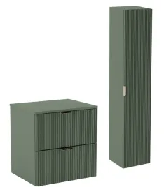 zielony-zestaw-lazienkowy-60cm-szafka-blat-slupek-ryflowane-fronty