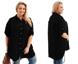 czarna-koszula-damska-plus-size-z-wiskozy-z-dluzszym-tylem