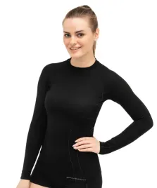 brubeck-koszulka-termoaktywna-damska-active-wool-czarny-s