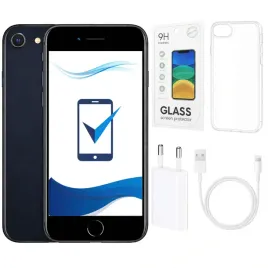 apple-se-2022-64gb-czarny-or-etui-szklo-ladowarka-or-stan-bardzo-dobry