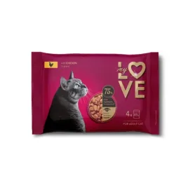 karma-w-saszetkach-dla-kotow-4x85g-z-kurczakiem-w-sosie-my-love