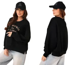 czarna-bluza-damska-wiskozowe-oversize-z-napisem