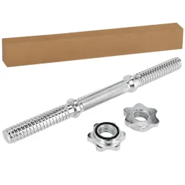 gryf-krotki-gwintowany-do-hantli-40-cm-zaciski-srubowe-spokey