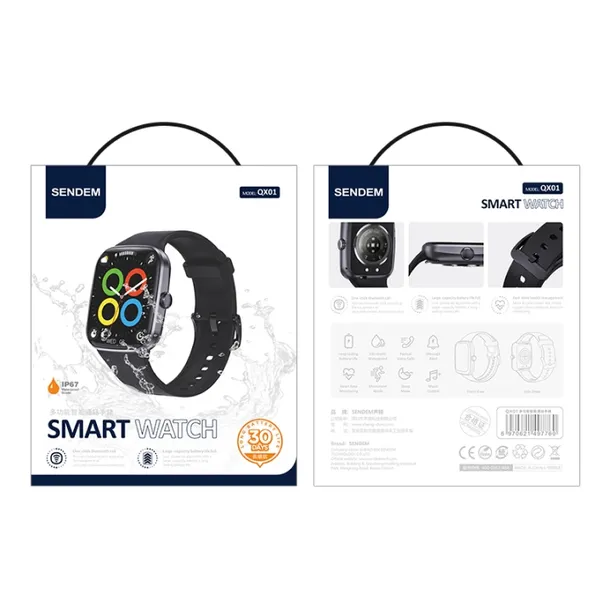 sendem-qx01-smartwatch-black-stan-opakowania-oryginalne