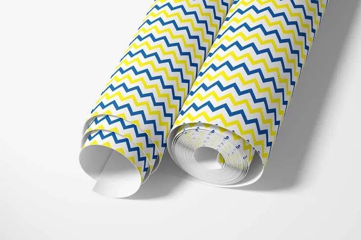 tapeta-na-sciane-zolte-granatowe-biale-zygzaki-do-pokoju-nastolatka-szerokosc-produktu-50-cm