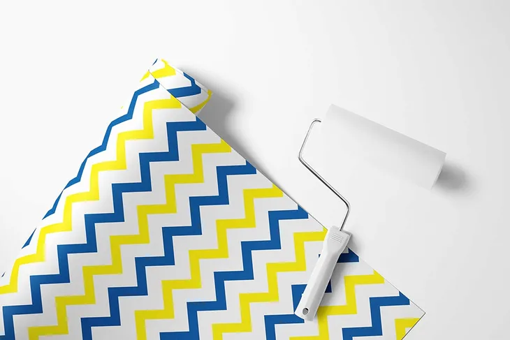 tapeta-na-sciane-zolte-granatowe-biale-zygzaki-do-pokoju-nastolatka-kod-producenta-gp-tapeta-6-vsc-4x25-0378