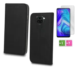 etui-z-klapka-do-xiaomi-redmi-note-9-czarny-smart-magnetic-szklo-na-ekran