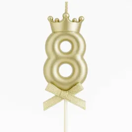 swieczka-z-korona-cyfra-8-szampanskie-zloto-6-cm