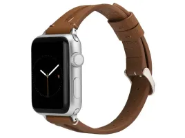 pasek-leather-strap-alogy-skora-do-apple-watch-42-44-45-46-49mm-brazowy