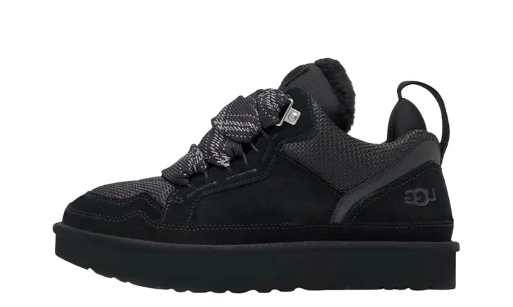 UGG Buty Sneakersy Damskie Lowmel Black Czarne 39