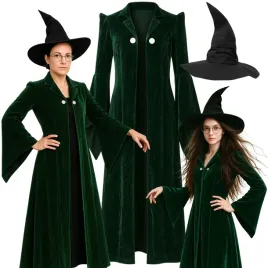stroj-przebranie-czarownicy-wiedzma-mag-czarodziej-halloween-kapelusz-s-m