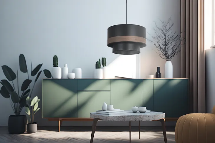 lampa-sufitowa-wiszaca-zyrandol-z-duzym-abazurem-40cm-azurowy-czarny-braz-liczba-punktow-swiatla-1