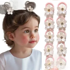 gumki-do-wlosow-super-kolory-i-wzory-bialy-kwiatek-z-krysztalkiem