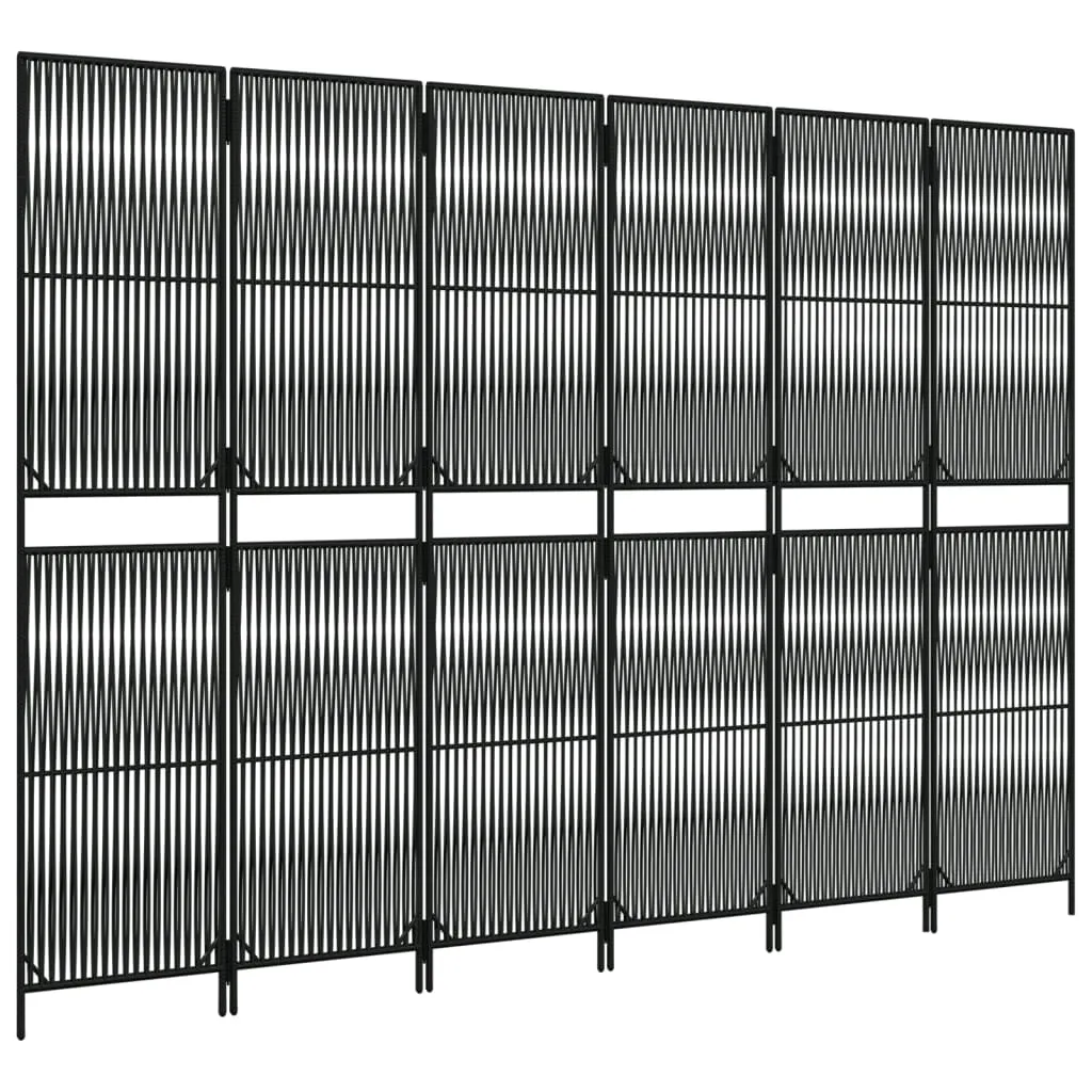 parawan-6-panelowy-czarny-polirattan