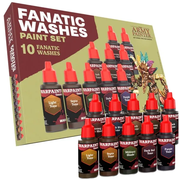 The Army Painter: Warpaints Fanatic - Washes Paint Set