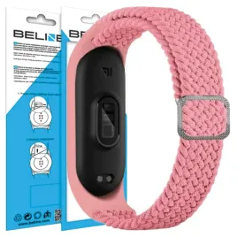 beline-pasek-mi-band-3-4-textilerozowy-pink