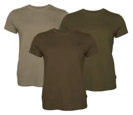 damski-t-shirt-pinewood-3-pack-3447-zielony-braz-mysliwski-khaki-m