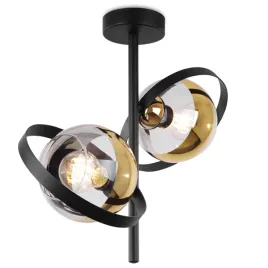 lampa-sufitowa-zyrandol-wiszaca-czarno-zlota-nowoczesna-ring-loft-kule-e27