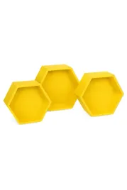 polki-scienne-dekoracyjne-drewniane-plaster-miodu-heksagon-szesciokat