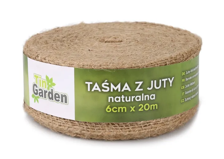 NATURALNA TAŚMA Z JUTY 6 cm x 20 m