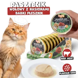 mokra-karma-dla-kota-delicious-pate-30gx8-szt-pasztecik-wolowy-uniq-pets