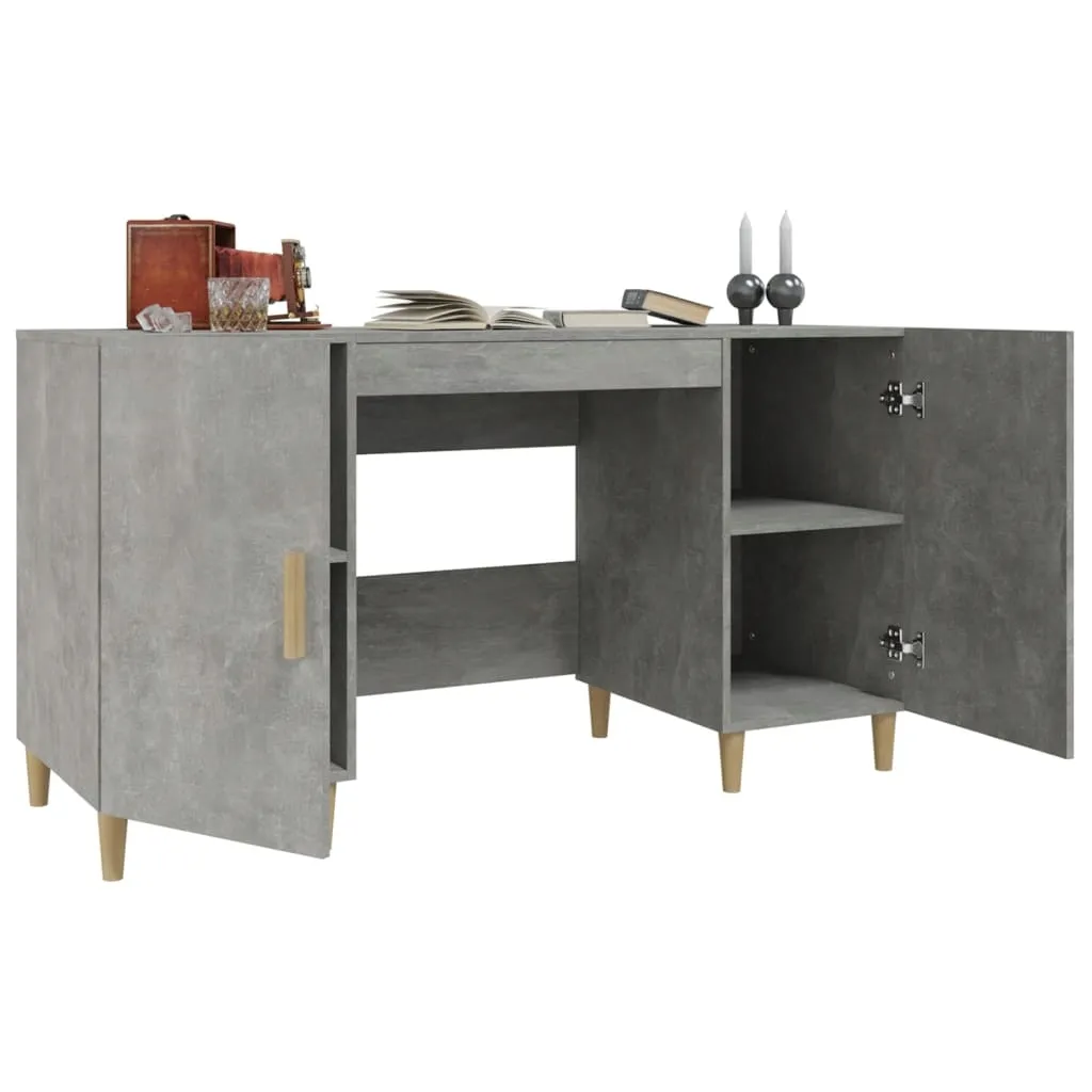 biurko-beton-140x50-szarosc-stan-nowy