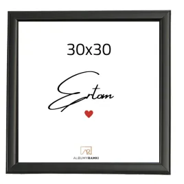 ramka-na-zdjecie-w-rozmiarze-30x30-kwadratowa-czarna