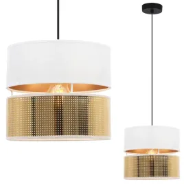 lampa-wiszaca-sufitowa-bialy-azurowy-abazur-ze-zlotym-srodkiem-20cm-e27