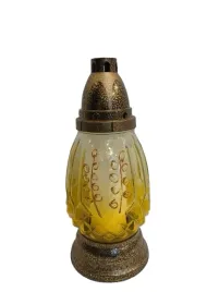 znicz-wielkanocny-z-zlotymi-palmami-zolte-szklo-26-cm