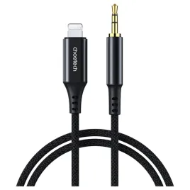 kabel-choetech-aux007-lighting-mini-jack-3-5mm-1-m-czarny