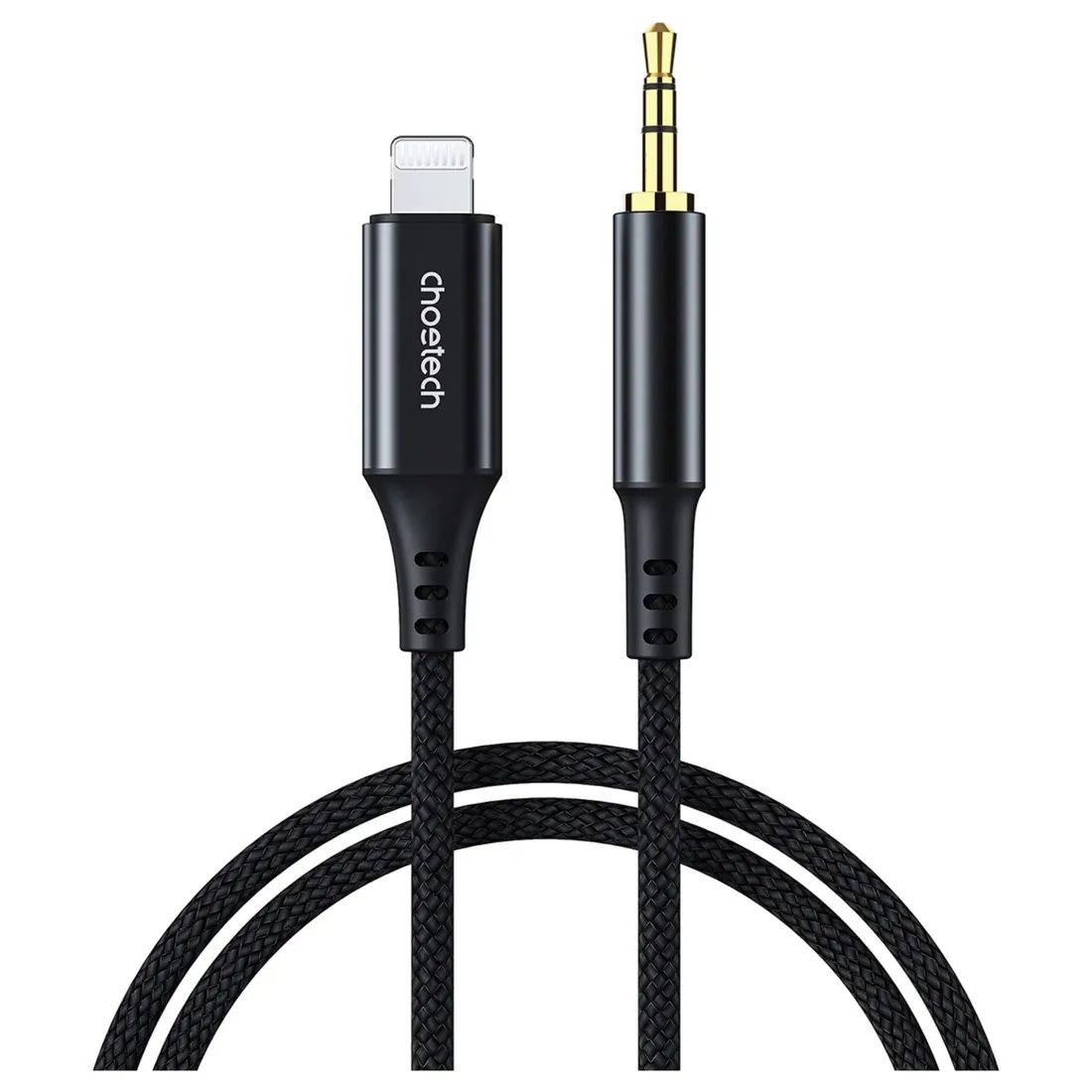 kabel-choetech-aux007-lighting-mini-jack-3-5mm-1-m-czarny
