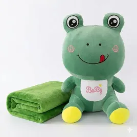 zestaw-pluszowa-zaba-50cm-kocyk-dla-dziecka-prezent