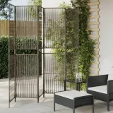 parawan-6-panelowy-szary-polirattan-stan-nowy
