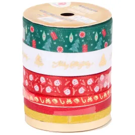 swiateczne-wstazki-do-pakowania-decotime-zestaw-7szt-zloty