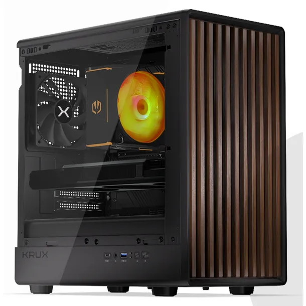 Wood ARGB Ryzen 7 5700X RTX 5060 32GB SSD 1TB WiFi6 BT5 W11 DLSS 4