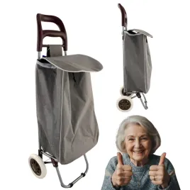 wozek-classico-szaro-brazowy-kolka-bialo-ciemnobrazowe-165-cm-30l