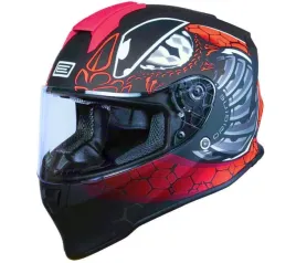 kask-origine-dinamo-kids-fighter-matt-fluo-red-black-ys