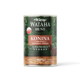wataha-hunt-80percent-mokra-karma-dla-psa-konina-z-marchewka-i-siemieniem-400g