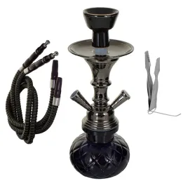 fajka-wodna-shisha-2-wezowa-czarna-black-28cm