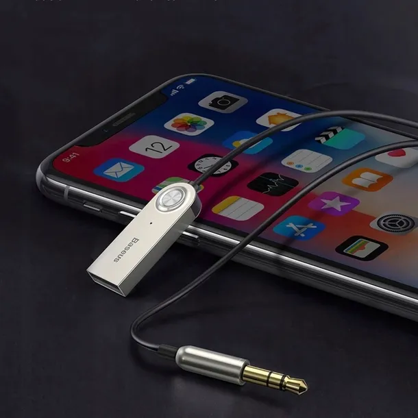 baseus-adapter-odbiornik-audio-transmiter-bluetooth-do-samochodu-usb-stan-nowy-funkcje-zestaw-glosnomowiacy