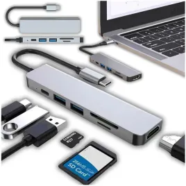 hub-adapter-rozdzielacz-usb-c-7w1-hdmi-4k-usb-3-sd-macbook-m1-m2-m3-pro-air