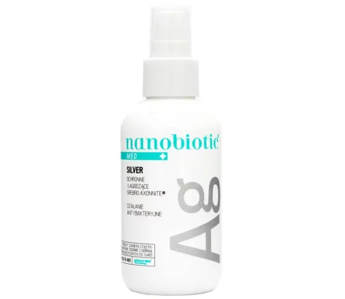 Nanobiotic MED Silver Spray antybakteryjny na skórę i błony śluzowe 150 ml