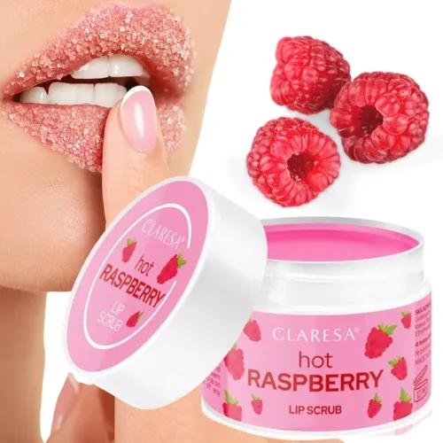 claresa-peeling-do-ust-hot-raspberry-malinowy-cukrowy-10g-stan-nowy