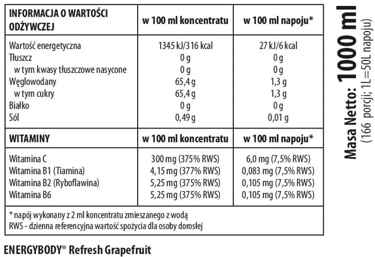 napoj-sportowy-refresh-light-grapefruit-cechy-bez-aspartamu-bez-laktozy-weganskie