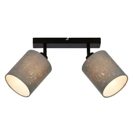 lampa-sufitowa-reflektor-2xe27-czarna-tkanina-efekt-gwiazd-salon-sypialnia