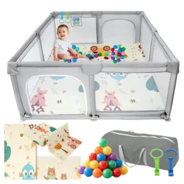 kojec-dla-dziecka-150x180-cm-suchy-basen-mata-dwustronna-pilki-torba
